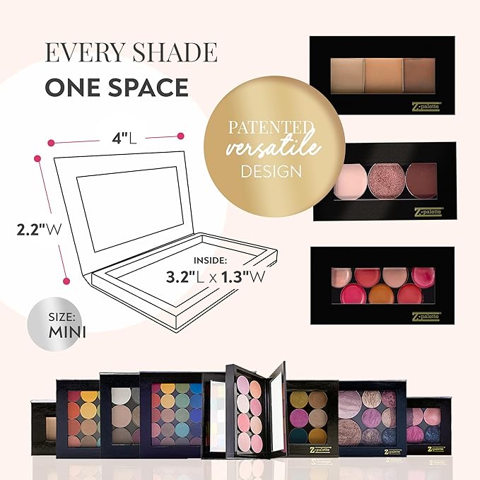 Mini Magnetic Makeup Palette, Empty Magnetic Palette, Universal
