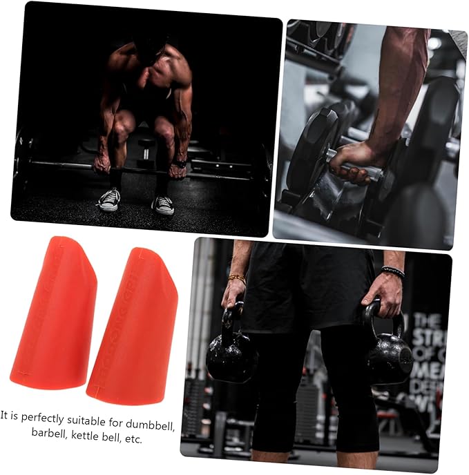Kisangel 2 Pairs Barbell Pad Grasp Grip Barbell
