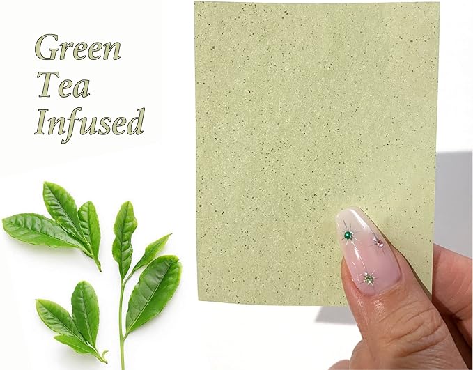 2 Pks GREEN TEA INFUSED Soothing Natural Abaca