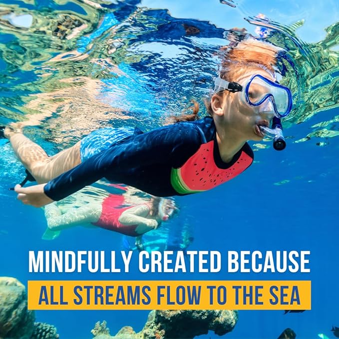 STREAM2SEA EcoStick SPF 35 Mineral Sunscreen Stick, Sweat Water Resistant Sunblock, USDA Approved Biodegradable Paraben Free Reef Safe Sunscreen Protection Against UVA UVB (EcoStick Sport) - 0.5 oz