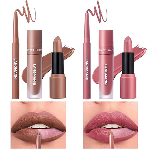 Jolilab 6 in 1 Matte Velvet Lipstick Set-Lip