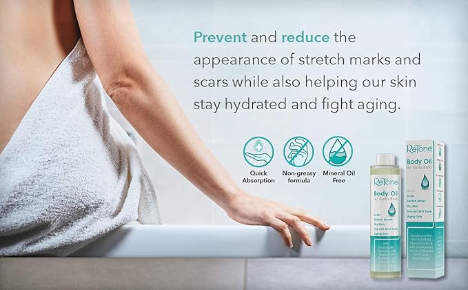 ReTone® Body Oil: Stretch Mark Prevention