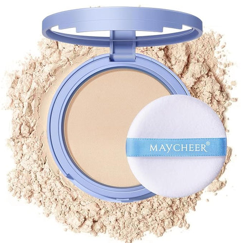 Oil Control Face Pressed Powder, Matte and Smooth White, ) 0.35Oz