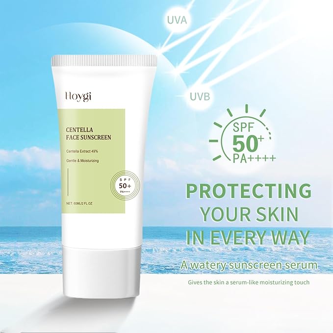 πΆπππ‘πππΓ‘ Korean Sunscreen Calming Moisture Daily Sunscreen SPF 50+ PA++++, Facial Sunscreen for Women, Water-fit Sun Serum No White Cast, Vegan Sunscreen for Face Korean Skincare