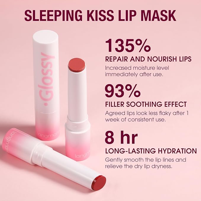 LANGMANNI Tinted Lip Butter, Ultra-Moisturizing&Long-Lasting, Locks in Hydration, LANGMANNI