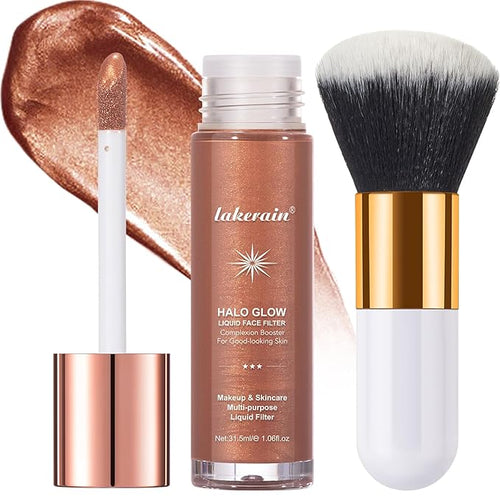 Natural Glow Liquid Filter Makeup, Longwear Face Luminizer, 1.06 fl oz