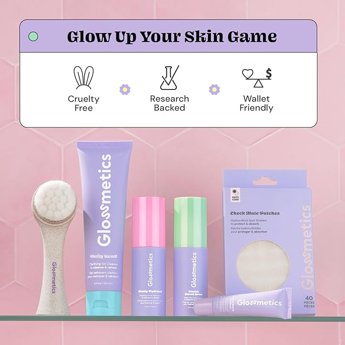 Glossmetics Dewly Hydrated Lightweight Daily Moisturizer with Centella Asiatica Skin Care, Panthenol Moisturizer - Face Cream for Combination Skin