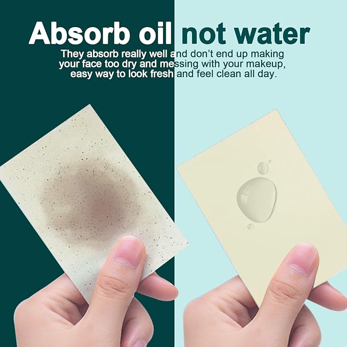 Teenitor Oil Blotting Papers for Face, 100 Sheets Absorbent Pads
