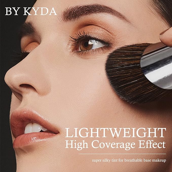 KYDA AirBrush Foundation Spray, Silky Foundation Mist Makeup, Natural Beige