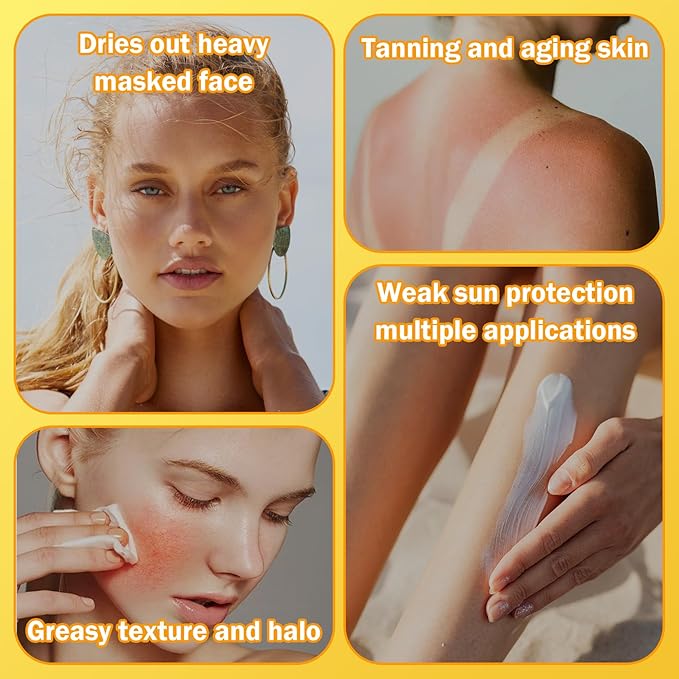 Sunscreen Lotion Stick,Moisturizing Face Sunscreen Lotion SPF 50+ PA+++