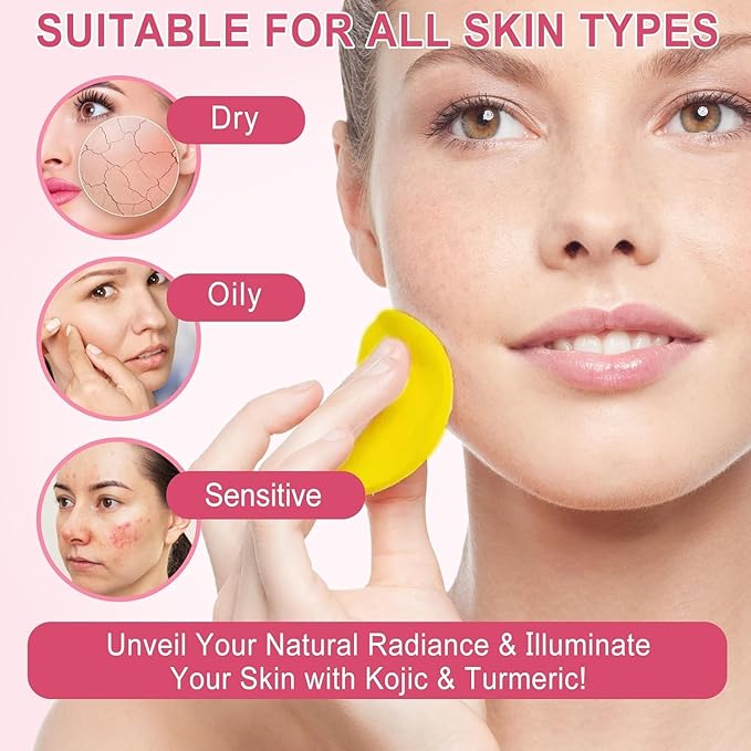 Zrw turmeric face scrub pads,80pcs