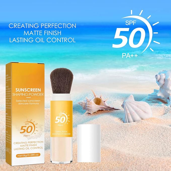 Sunscreen Setting Powder SPF 50 Loose Powder with All Skin-2PC 0.28 oz