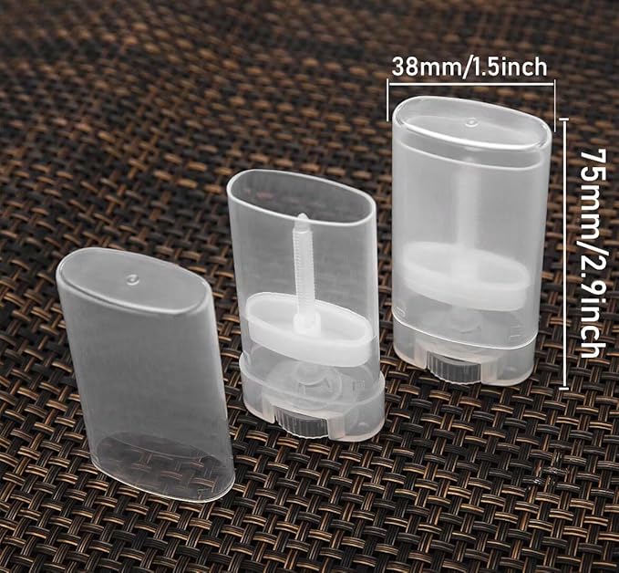 Empty Oval Deodorant Lip Lipstick Balm
