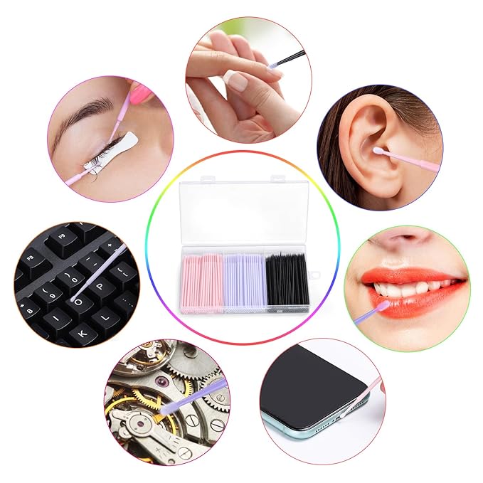 400 pcs micro applicator brushes,jassins