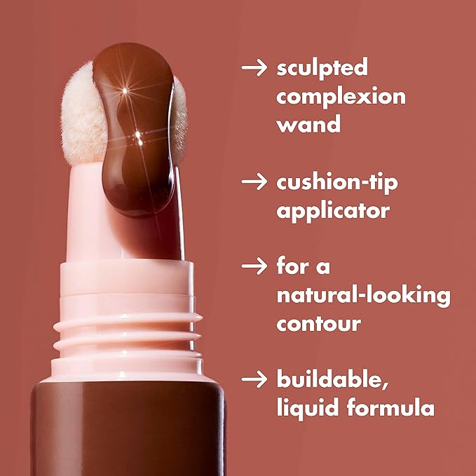 e.l.f. Halo Glow Contour Beauty Wand, Liquid Contour Cruelty-free, Deep/Rich