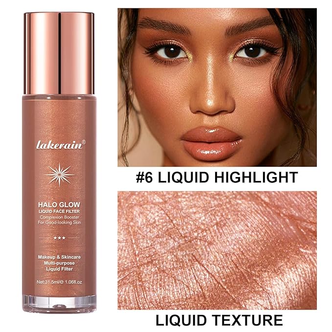 Natural Glow Liquid Filter Makeup, Longwear Face Luminizer, 1.06 fl oz