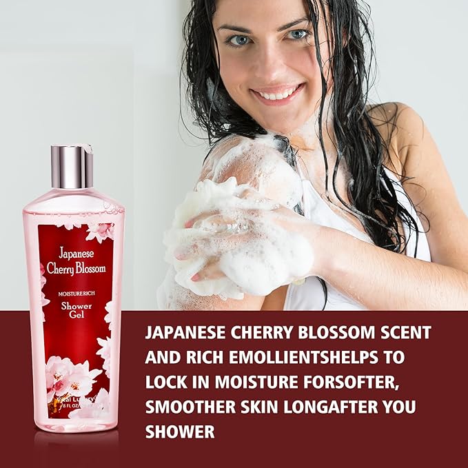 Japanese Cherry Blossom Shower Gel and Nourishing