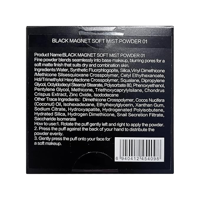Oil Control Face Pressed Powder Compact, 24H Longlasting skin () 0.28Oz