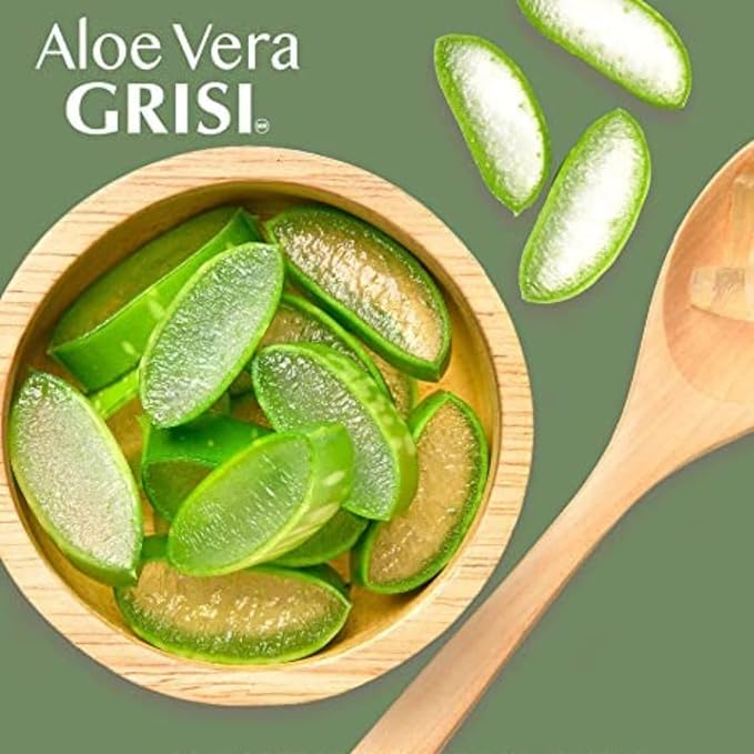 Grisi Aloe Vera Conditioner, Moisturizing Hair Product with Aloe Extract, Paraben-Free, 2-Pack for Soft and Shiny Hair, 13.5 FL Oz each