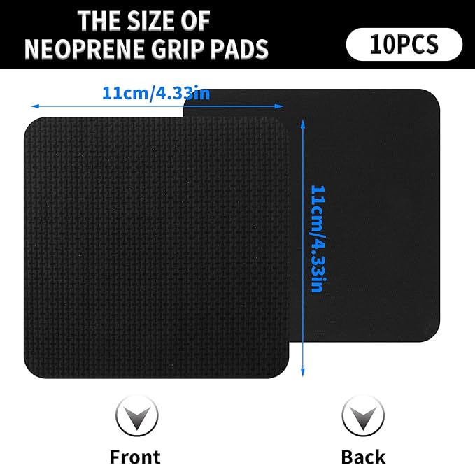 Thinp 10 Pcs Gym Grip Pads for Weight