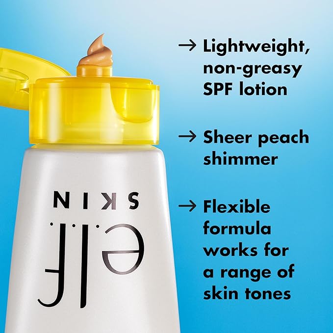 e.l.f. SKIN Suntouchable Whoa Glow SPF 30, Sunscreen Vary, Sunlight