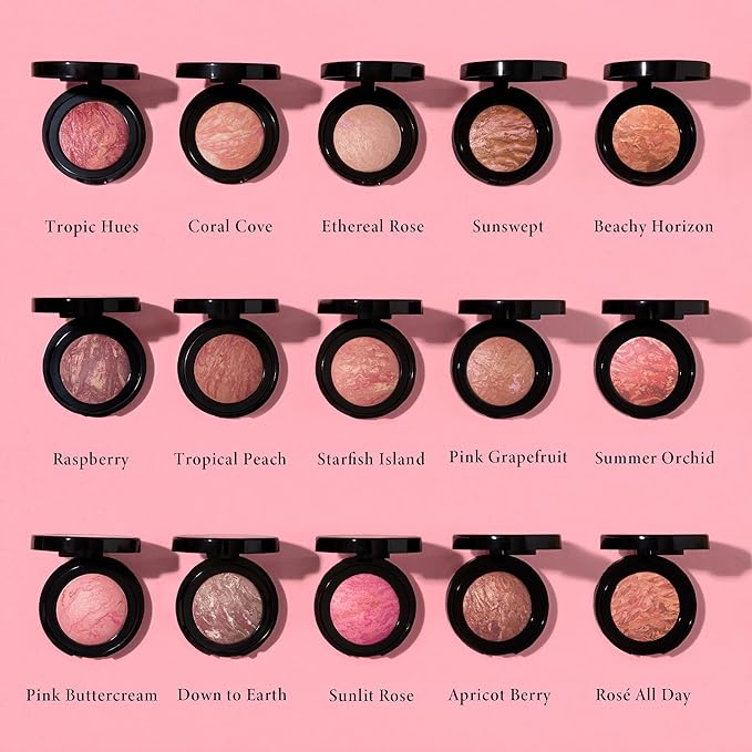 LAURA GELLER NEW YORK Baked Blush-n-Brighten Marbleized Blush- Natural Finish