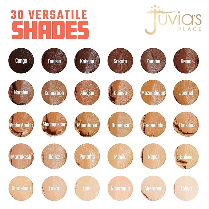 Juvia's Place Shade Stick Foundation, Concealer, Contour, Belize, Undertone, . 34 oz