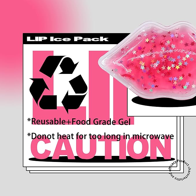 Lip Ice Pack, Mini Small Gel Bruising,10