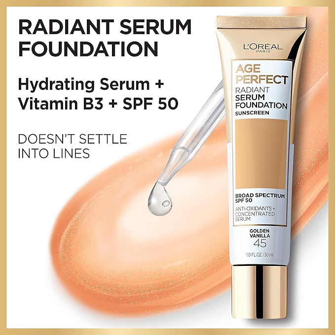 L'Oreal Paris Age Perfect Radiant Serum Foundation with fl. oz.