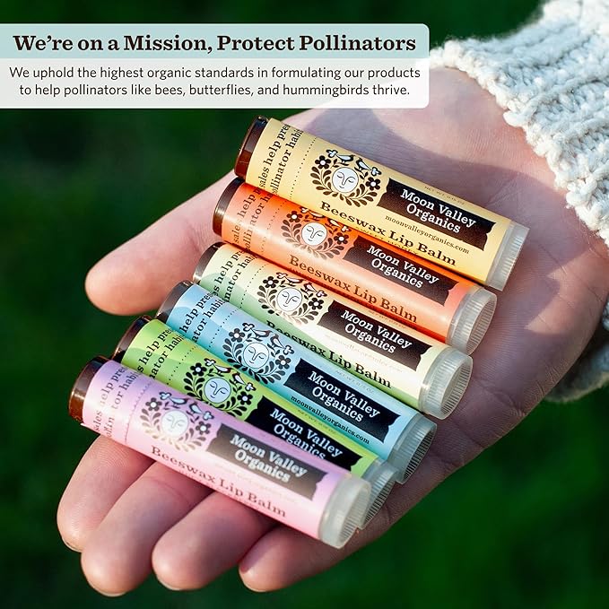 Moon Valley Organics Beeswax Lip Balm VANILLA,