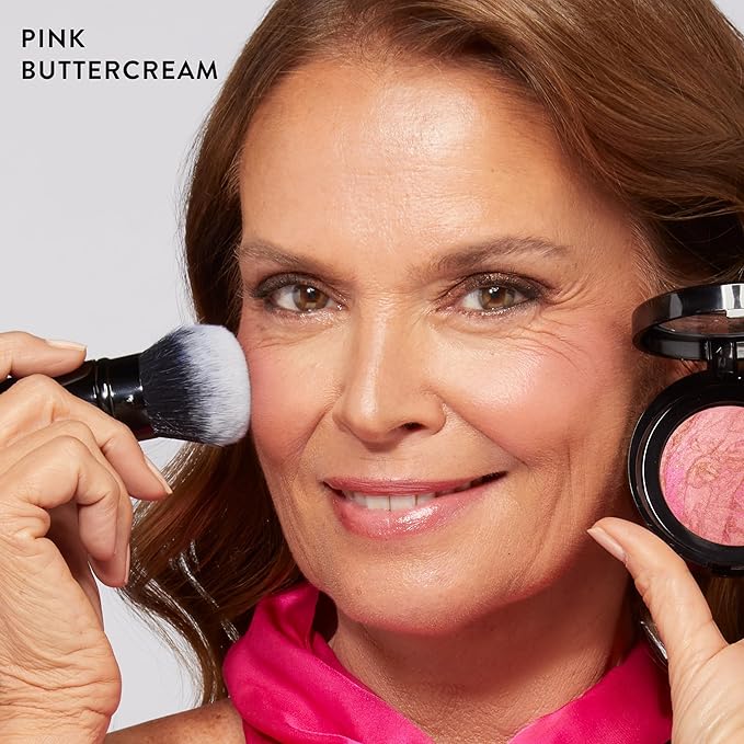 LAURA GELLER NEW YORK Baked Blush-n-Brighten Marbleized Blush- Natural Finish