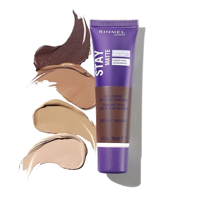 Rimmel London Stay Matte Liquid Mousse - 504 Control, Oil-Free, 1oz