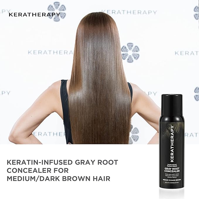Keratherapy Keratin Infused Perfect Match Gray Root Concealer Scalp Concealer 3 oz