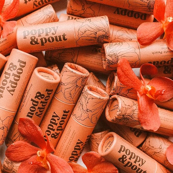 Poppy & Pout Pomegranate Peach Jumbo Recyclable