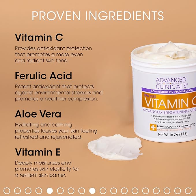 Advanced Clinicals Retinol Body Lotion + Brightening