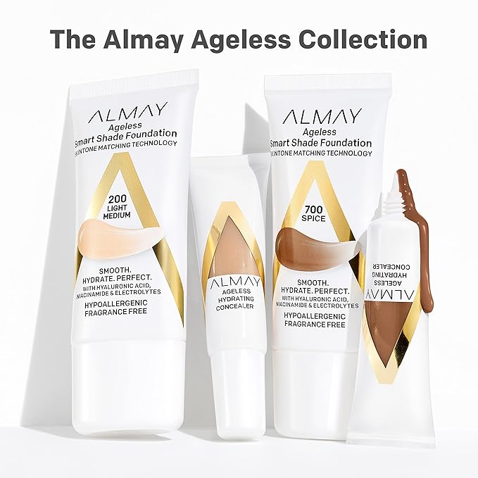 Almay Anti-Aging Foundation, Smart Shade Face Makeup with of 1)