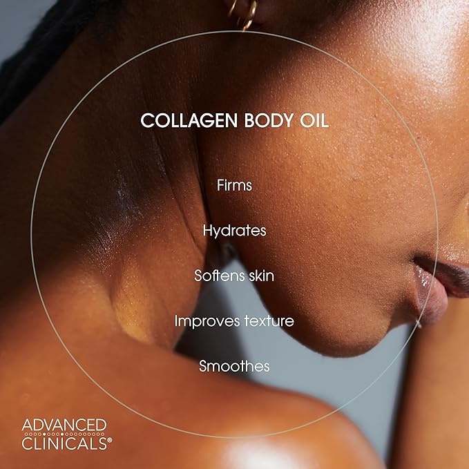Advanced Clinicals Collagen Body Cream Moisturizer Hydrating