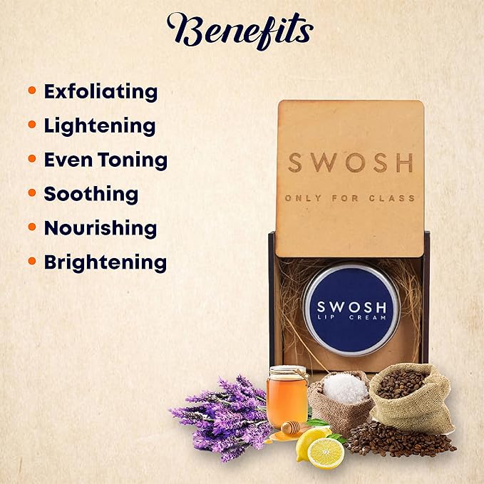 SWOSH Organic Lip Cream For Lightening lip