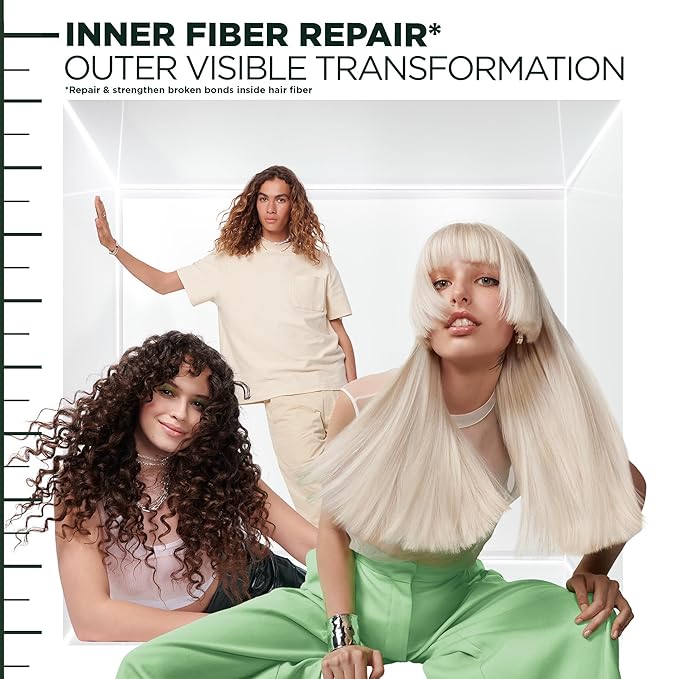 Garnier Fructis Hair Filler Color Repair Conditioner with Ceramide, Smoothing & Sulfate Free Conditioner for Colored, Bleached Hair, 10.1 Fl Oz, 1 Count