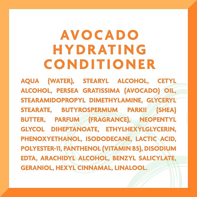 Cantu Avocado Hydrating Silicone-Free Conditioner with Pure Shea Butter, 13.5 oz (Pack of 2)