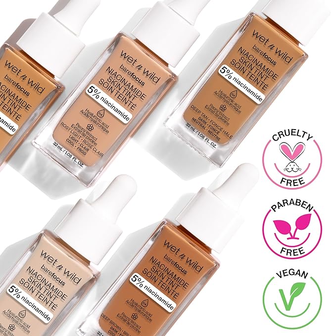 wet n wild Bare Focus Skin Tint, 5% Buff Bisque