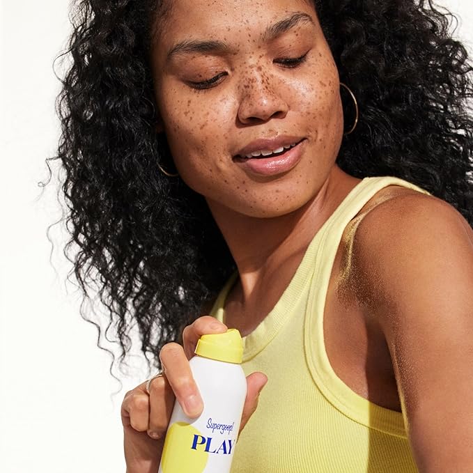 Supergoop! PLAY Antioxidant Body Mist w/ Vitamin C, 3 fl oz - SPF 50 PA++++ Broad Spectrum Sunscreen - Body Spray for Sensitive Skin - Clean Ingredients - Great for Active Days