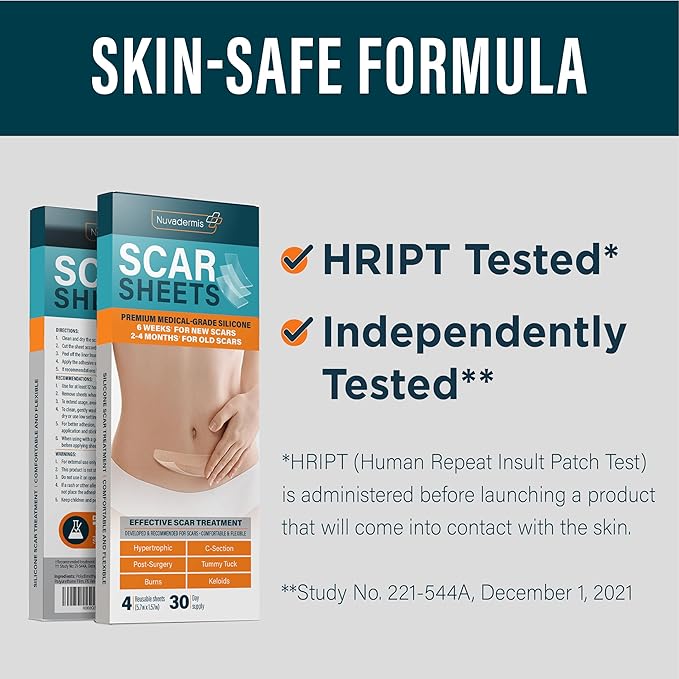 NUVADERMIS Silicone Scar Sheets ? Extra