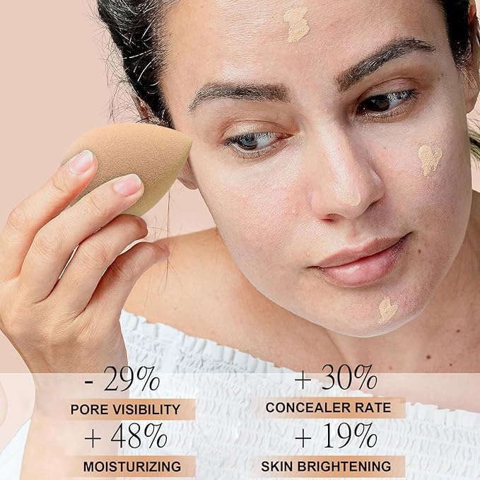 Airbrush Foundation Makeup Spray, Long Lasting Waterproof Full (#2 Beige) 2.36oz