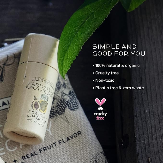 Farmstead Apothecary 100% Natural Lip Balm 0.2oz