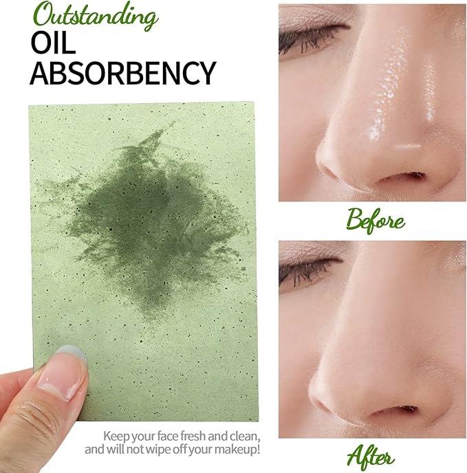 FANDAMEI Oil Blotting Sheets For Face, 600 Sheets Absorbing Tissues