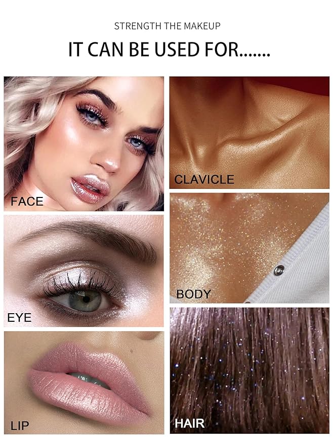 Polvo De Hadas Fairy Dust Highlight Patting Powder Golden brown)