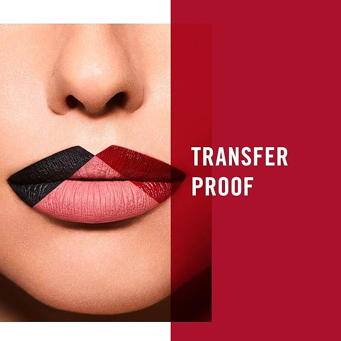 Rimmel London Provocalips 16hr Kiss-Proof Lip Color - Two-Step Liquid Lipstick to Lock in Color and Shine - 420 Berry Seductive, .14 fl.oz.