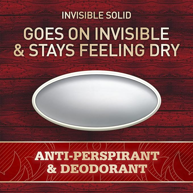 Old Spice Antiperspirant Deodorant for Men, 24/7 Odor Protection, 24/7 Lasting Freshness, Red Collection, Swagger with Cedarwood Scent, 2.6 oz