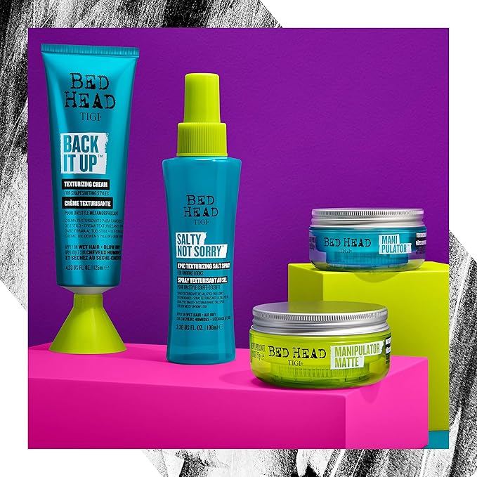 TIGI Bed Head Manipulator texturizing Putty with Firm Hold 2.01 oz, Bed Head Hair Wax Stick with Beeswax & Japan Wax for Cool People 2.57 oz